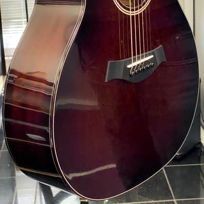 Taylor 524ce Grand Auditorium Cutaway Mahogany Ebony Binding Acoustic-Electric Guitar w/Case image 3
