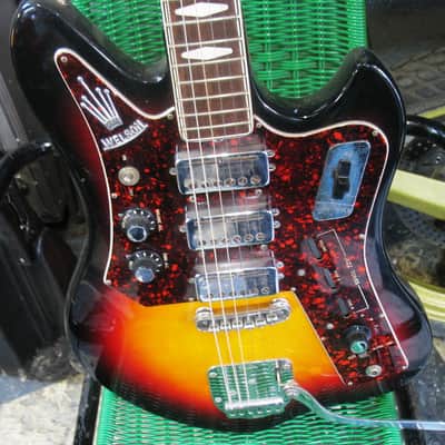 Welson Vedette Super Jazz 1966 3-Color Sunburst image 2