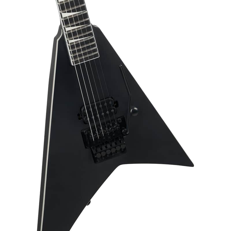 Jackson Pro Plus Pure Metal Limited Edition Rhoads RR1A Guitar w/ Bare Knuckles Pickup & Gig Bag - Satin Black image 1