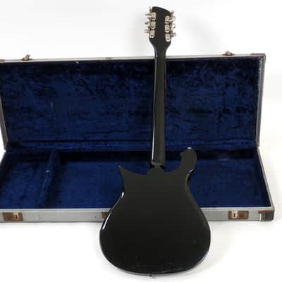1966 Rickenbacker 450-12 - Jetglo Finish - 12 String & Toaster Pickups - Original Case image 3