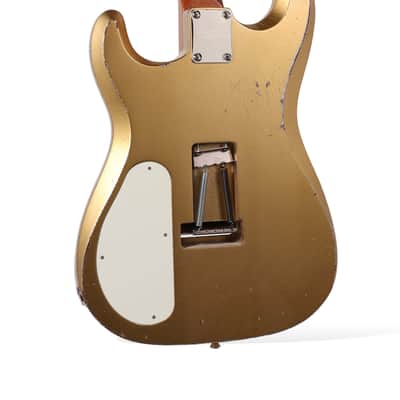 Fiam Guitars Mirari F5 2023 - Aztec Gold over Silver. By past Ronin Guitars luthier Izzy Lugo. NEW (Authorized Dealer) image 10