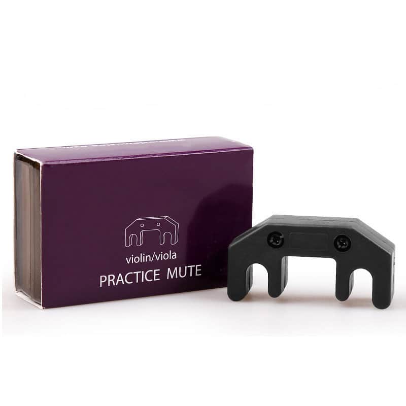Practice Mute for Violin / Viola,High Quality Rubber Practice Mute, Silencer with Metal Inne image 1