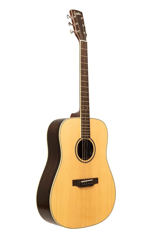 Crafter ES-ROSE TE NAT ES Series Orchestra Solid Sitka Spruce Top Mahogany Neck 6-String Acoustic-Electric Guitar w/Gig Bag image 1