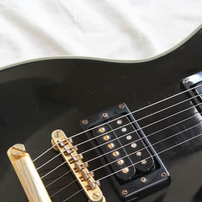 2010 Epiphone Tak Matsumoto Signature DC Les Paul Custom Electric Guitar - Ebony Finish + OHSC image 7