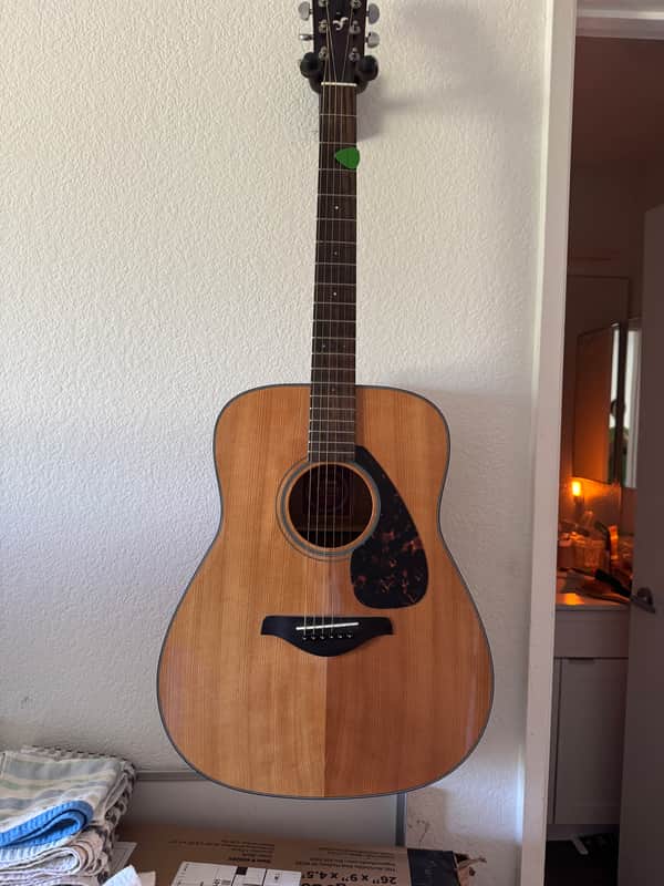 Yamaha FG700S Folk Acoustic Guitar 2010s - Natural image 1