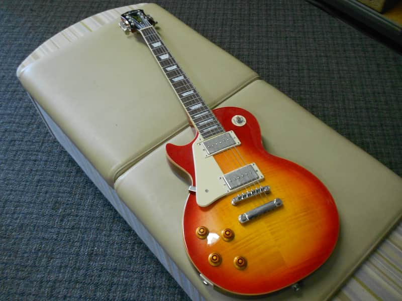Epiphone Les Paul Standard Plus Top PRO Left-Handed 2012 - 2019 - Heritage Cherry Sunburst image 1