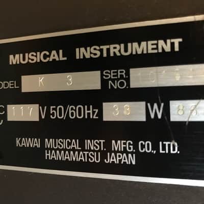 Kawai K3 Vintage Digital Wave Analog Synthesizer w/ RC2 memory card image 11