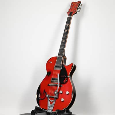 Gretsch Custom Shop USA Masterbuilt Chad Henrichsen 1955 Penguin Heavy Relic- Firebird Red over Black 2025 (UC25113955) image 11