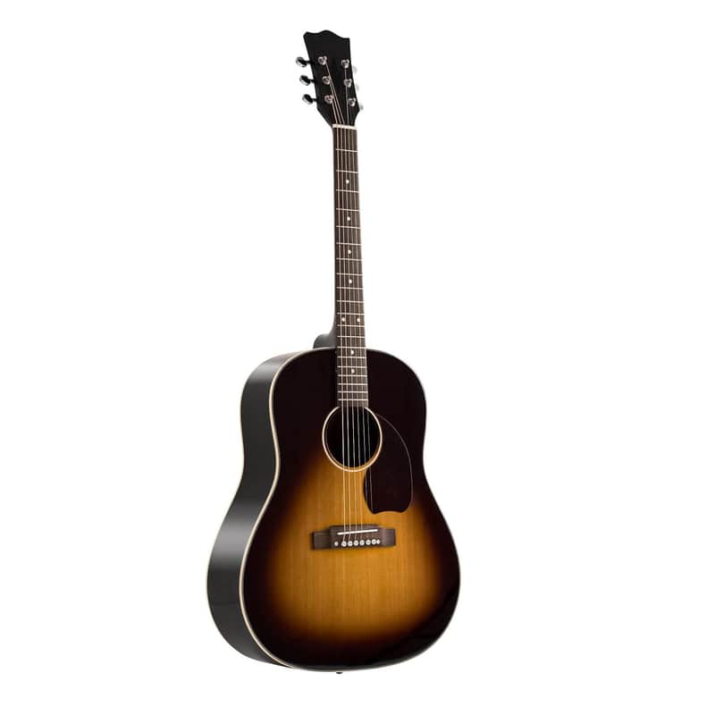 Acoustic Guitar, A-grade Solid Spruce Top, Sunburst Mahogany Body for Beginners Adults Students and Live Performances, Warm Tone and Stable Intonation