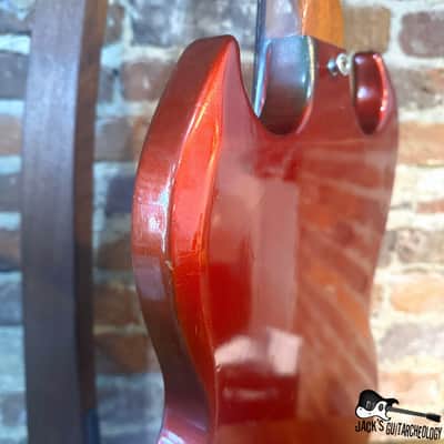 Gibson Melody Maker Short Scale Electric Bass w/ OHSC, Cable & Strap (1968 - Sparkling Burgundy) image 20