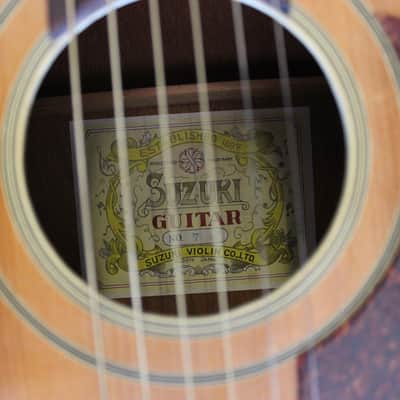 Suzuki No. 7 Acoustic Guitar 1967 image 6