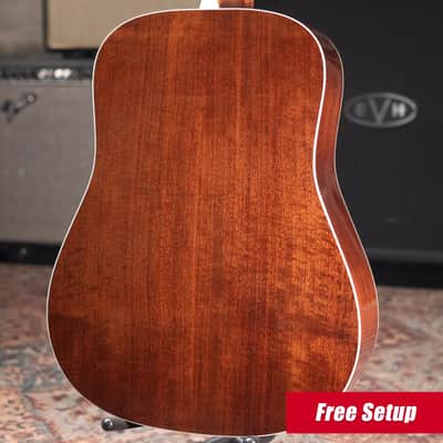 Martin D-13E Retro Dreadnought Acoustic/Electric Guitar - Spruce/Walnut with Gig Bag image 2