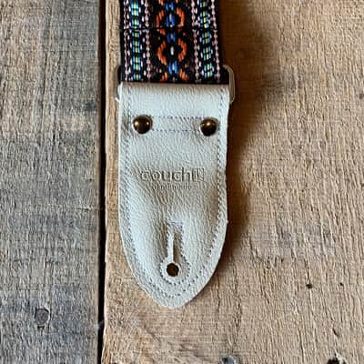 Couch HW048 "The Turquoise Desert" Hippie Weave Guitar Strap image 2