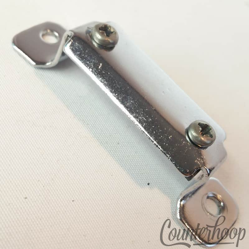 Pearl Snare Drum Butt Plate 2 3/8"Hole Spacing(Gretsch) Chrome Part Vintage MIJ image 1