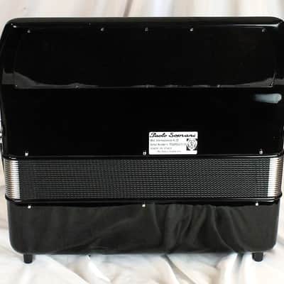 NEW Black Paolo Soprani Internazionale Chromatic Button Accordion C System LMM 72 96 image 6