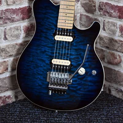 Ernie Ball Music Man Axis (2007) - Pacific Blue Burst image 1