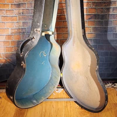 Vintage 1950s High-End Archtop Case (L5) Black image 9