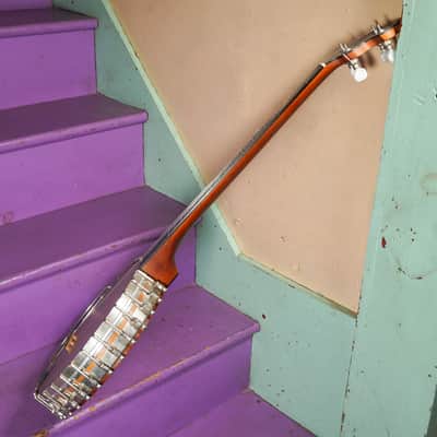 1922/2000s Vega Tubaphone Conversion Big Rim 5-String Openback Banjo (VIDEO! Fresh Work, Ready) image 14