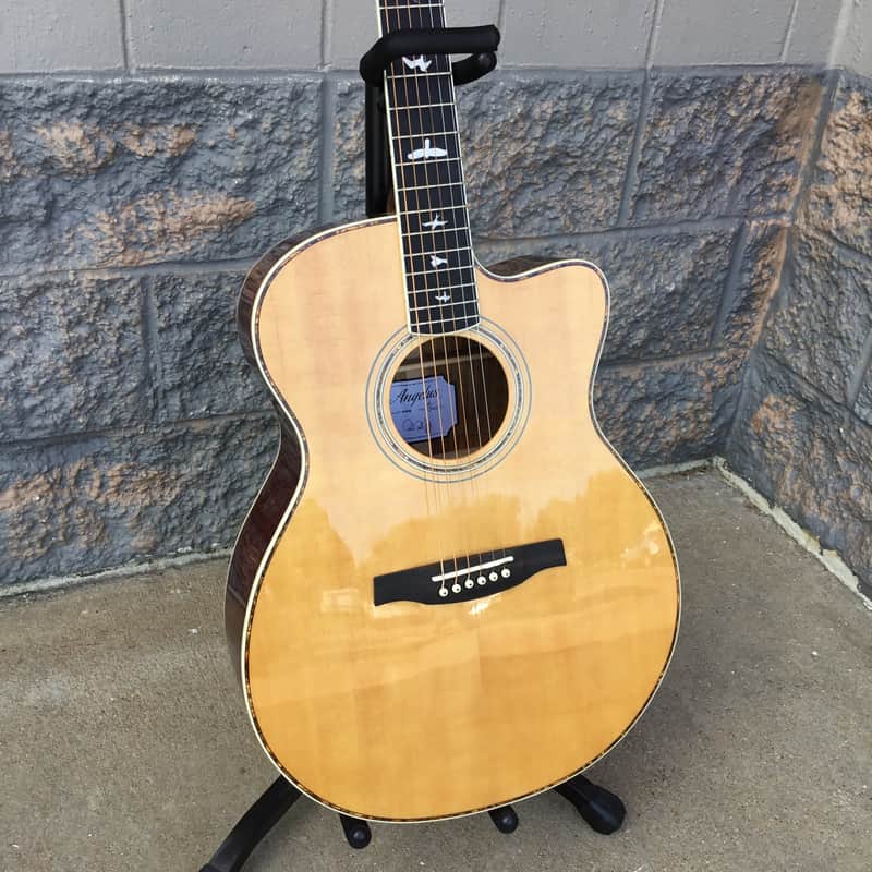 PRS SE A40E Angelus with Fishman Sonitone Pickup Natural w/Hardshell Case image 1