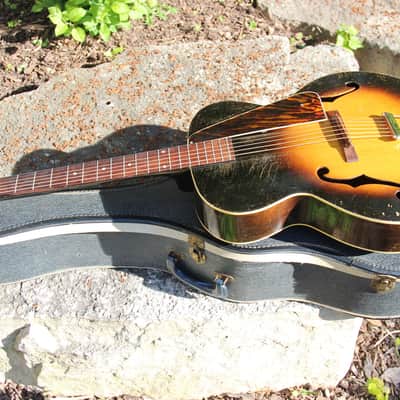 Gibson Built Old Kraftsman  Archtop Acoustic guitar 1930's Sunburst image 4