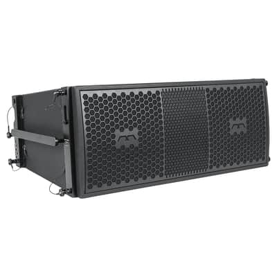 FILA-210WR | MODE Audio Weatherproof Outdoor Dual 10″ 1200W Passive Line Array Loudspeaker with Italian Neodymium Drivers, Full-Range / Bi-Amp, Black image 1