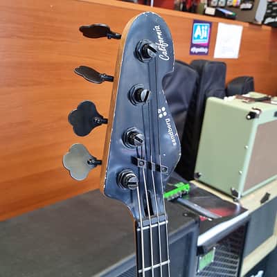 Sandberg California VM4 Oliver Riedel Signature Hardcore Aged Black Bass Guitar image 10