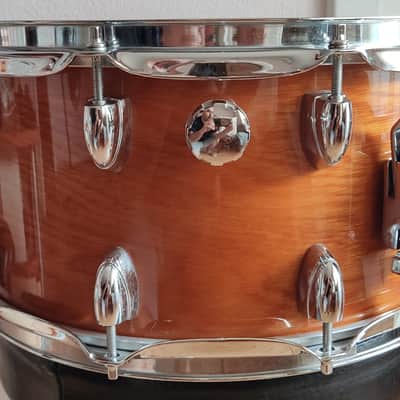 14x7 Yamaha Oak custom snare in Honey Amber image 4
