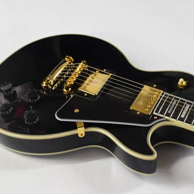 Epiphone "Inspired by Gibson Custom" Les Paul Custom - Ebony image 4