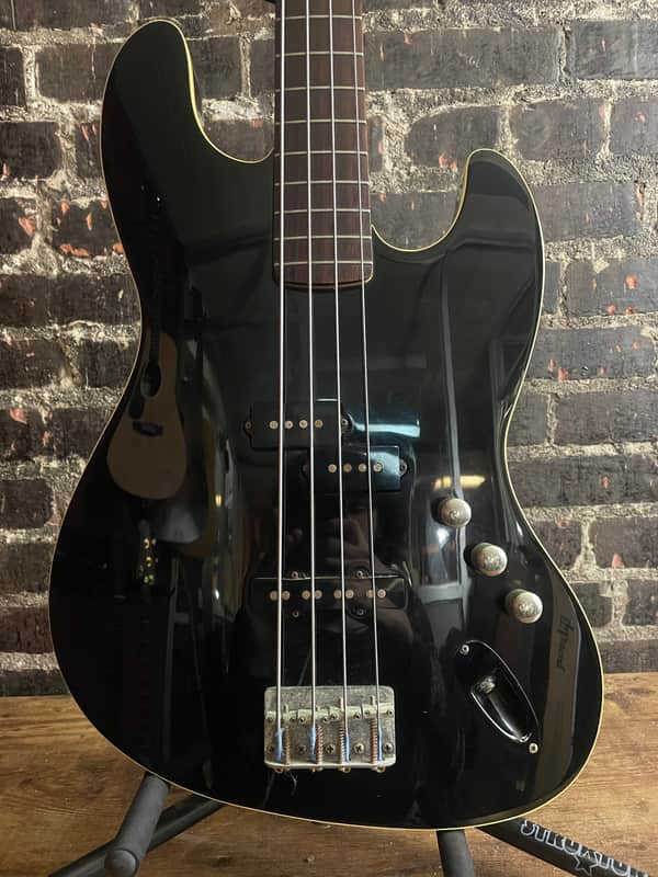 2004 Fender AJB Aerodyne Jazz Bass - Black (USED) image 1