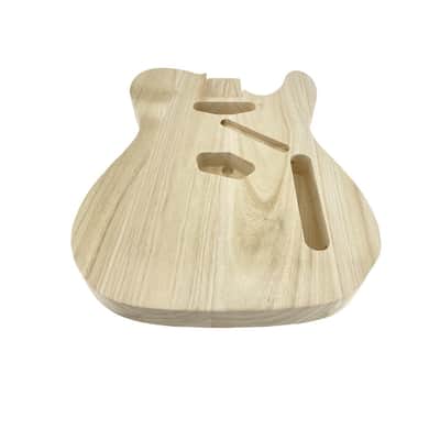 Telecaster Style Electric Guitar Body Lightweight, Paulownia Wood image 4