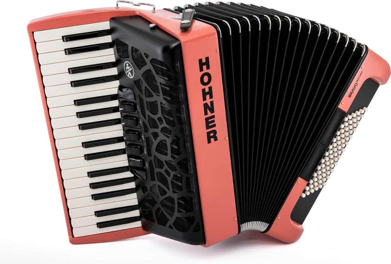 HOHNER BRAVO MYCOLOR III 72 FIRE (RAL D2-020 50 30) image 1