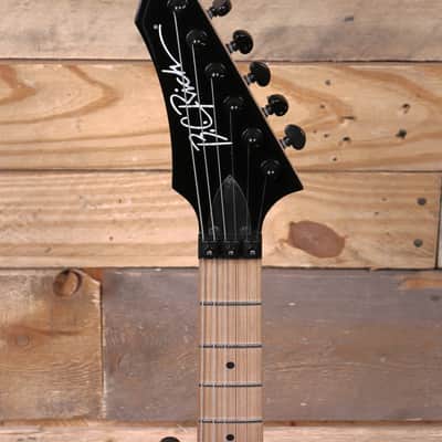 BC Rich Gunslinger Retro II Electric Guitar Black w/ Floyd Rose image 6