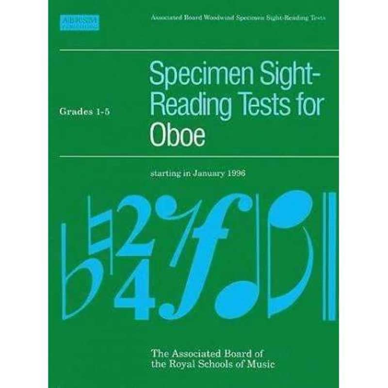 ABRSM ABRSM: Specimen Sight-Reading for Oboe - Grades 1 - 5 Re