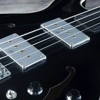 Warwick RockBass Star Bass, 4-String, Fretless - Solid Black High Polish image 2