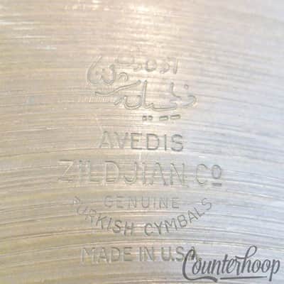 *Zildjian 15 1/8"Hi-Hat Bottom Cymbal 1480g Turkish USA B20 Vintage 50s Avedis A image 2