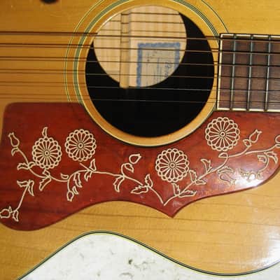 Penco j-200 Guitar, Early 70's, Made In Japan, Solid Cedar Top, Sounds Great, Beautiful image 6