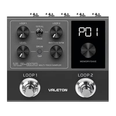 Valeton VLP-200🎶Multi-Track Looper/Sampler⚡Guitar & Vocals, Dual Independent Loopers+Built-In Stereo Drum Rhythms image 5
