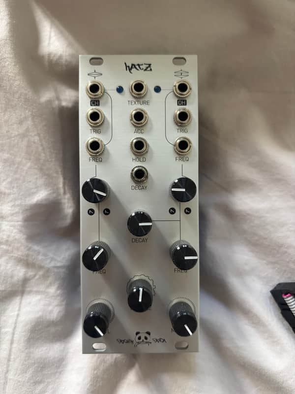 Patching Panda Hatz V2 Eurorack Synth Module 2020s - Black image 1