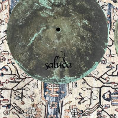 Saluda Green Goddess 14" Hi-Hat Cymbals (Pair) image 2