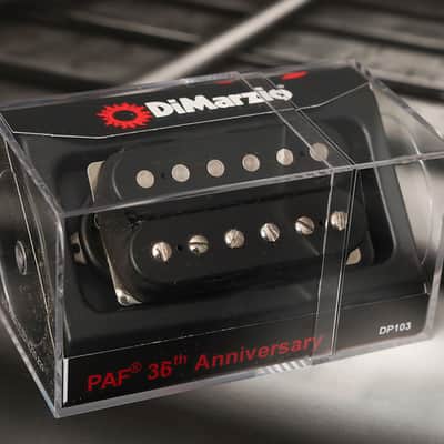 DiMarzio DP103BK PAF 36th Anniversary Humbucker - Black / Standard Spacing image 1