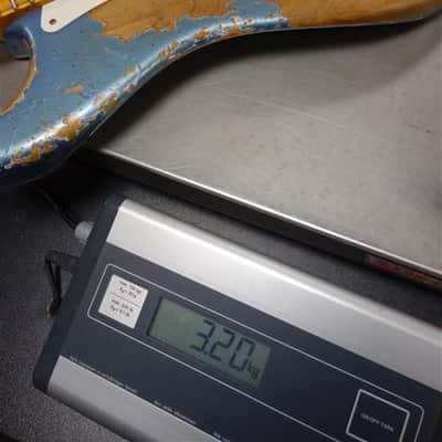 Fender Ltd Red Hot Strat Super Heavy Relic - Aged Lake Placid Blue image 7
