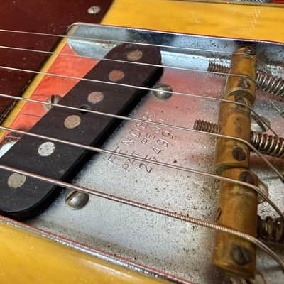 1996 Fender American Vintage Series '52 Reissue Telecaster 7lbs 11oz Butterscotch Blonde Oscar Pallares WOW!! image 5