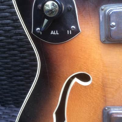 VOX escort / Crucianelli elite Vintage Bass 1960,s sunburst image 3