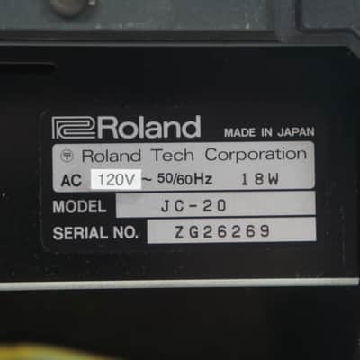 Roland JC-20 Jazz Chorus 25W Stereo Chorus Guitar Amplifier 120V MADE IN JAPAN image 6