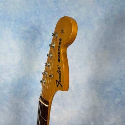 1995 Fender Japan MG-69 Mustang Black, MIJ image 8