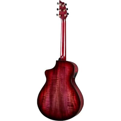 Breedlove ECO Collection - Pursuit Exotic S Concert CE - Acoustic-Electric Guitar - Pinot Noir Burst Finish image 12