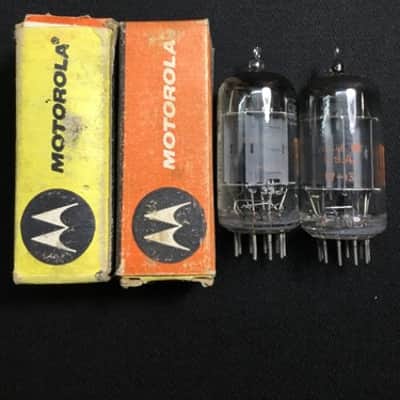 NOS PAIR MOTOROLA (RCA) 5963 Audio Amplifier VACUUM TUBES Tested USA 5.3343-D image 2