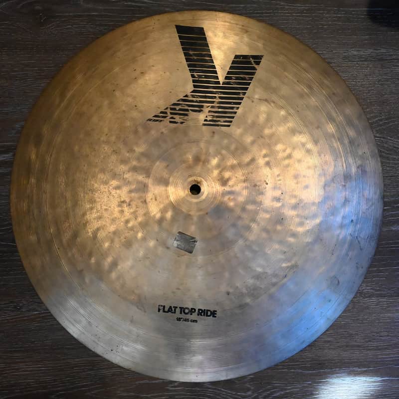 Zildjian 18" K Series "EAK" Flat Top Ride Cymbal 1982 - 1988 image 1
