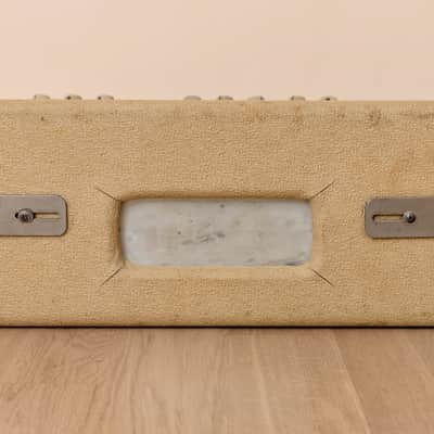 1961 Fender Tremolux Blonde Brown Panel Piggyback Tube Amp Head 6G9 Circuit w/ EL84 (6BQ5) image 7