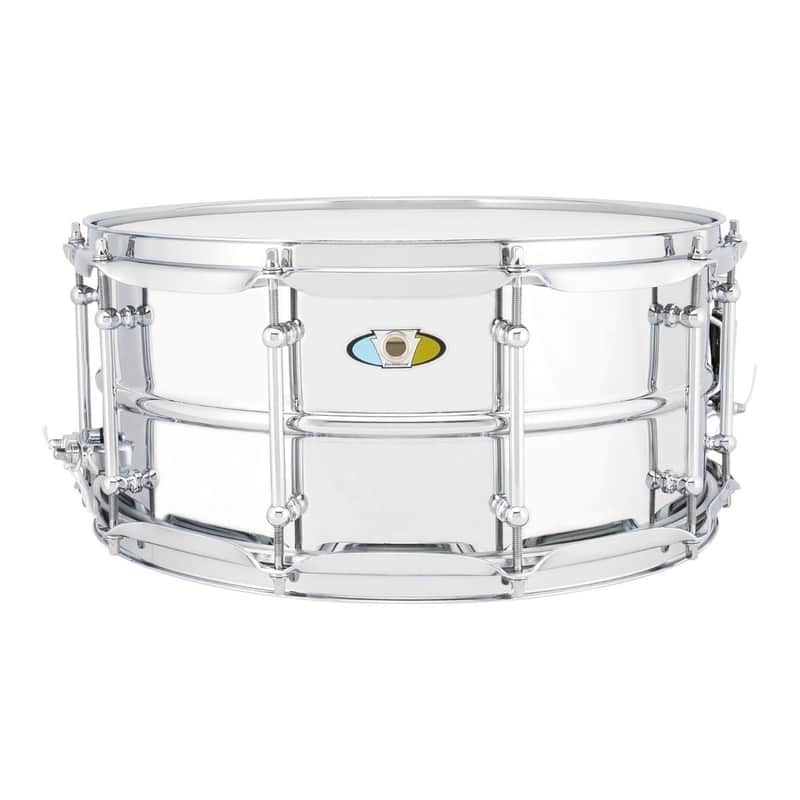 Ludwig 6.5x14" Supralite Steel Snare Drum image 1